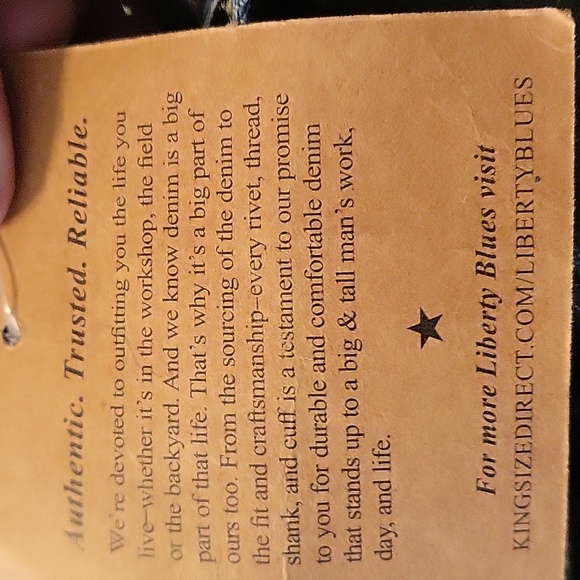 NWT Liberty Blues Denim Goods Relaxed Fit Straight Leg Side Elastic Jeans - Picture 9 of 9